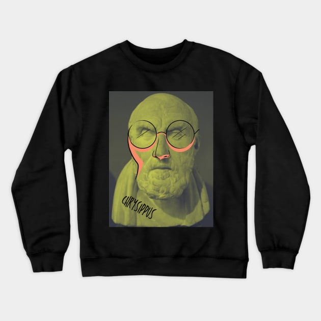 CHRYSIPPUS - Swaggy version Crewneck Sweatshirt by PHILOSOPHY SWAGS